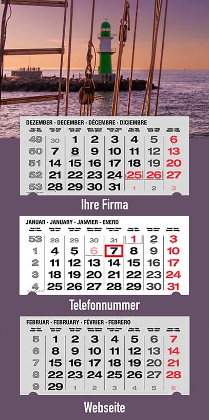 3-Monatskalender